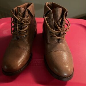Steve Madden leather booties NWOT